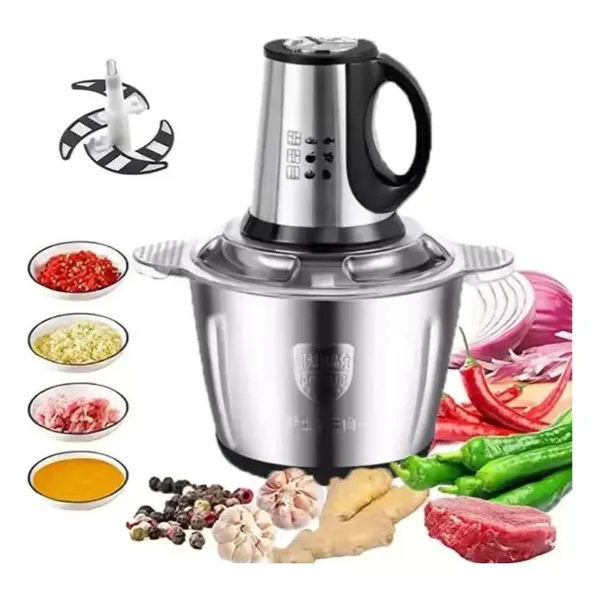 3L 1200w 5L 1000W Picador De Alimentos Moedor De Carne Mixer Elétrica Processador Cozinha Casa - 110v-220v
