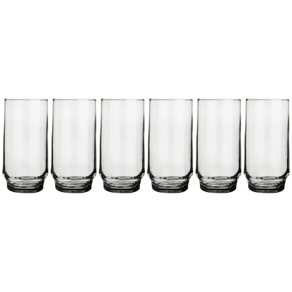 Conjunto de Copos Lights em Vidro 300 ml 6 Peas Nadir