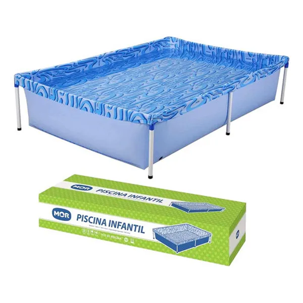 Piscina Retangular INFANTIL Pequena 1000 Litros Portátil - Mor