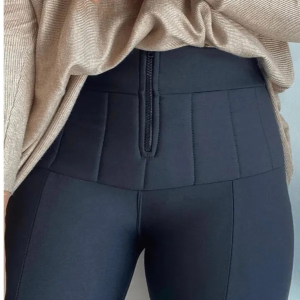 Calça Lipo Tecido Suplex Super Power Modeladora Feminina Legging Cintura Alta