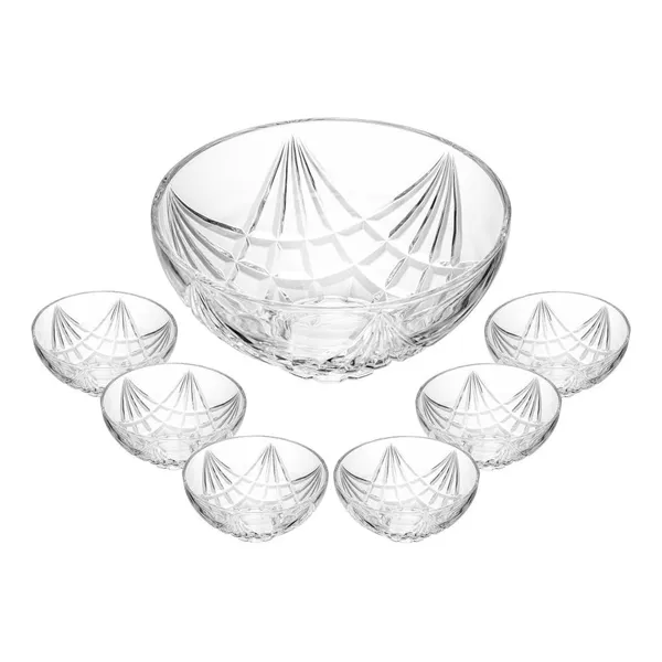 Conjunto 7 Peças para Sobremesa de Vidro Sun - Wolff