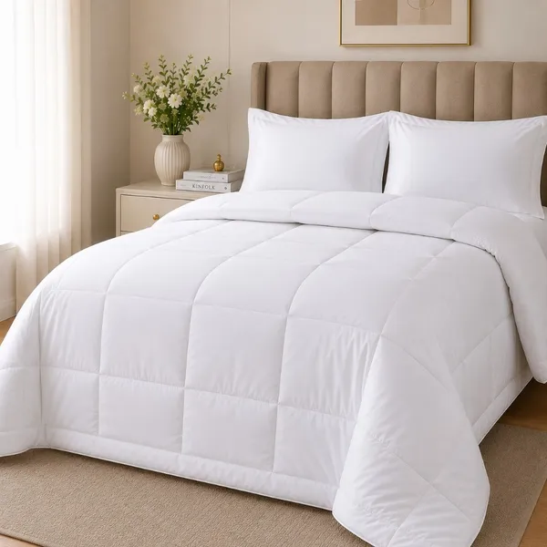 Edredom Dupla Face Softflex 400 Fios Liso Premium Hotel– Casal/Queen/King – Macio e Quente