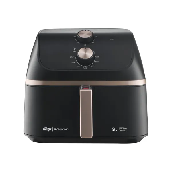 Wap Fritadeira Air Fryer Mega Family 9 Litros Com Cesto Amplo E Circulação De Ar 360° 127V