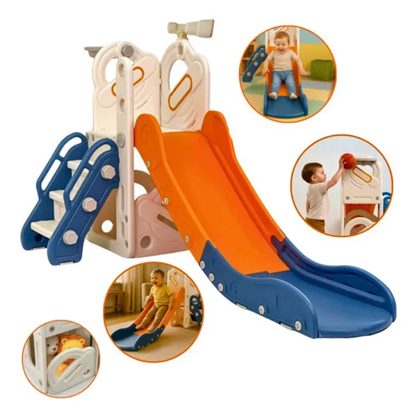 Playground Parquinho Infantil 4x1 Brinquedo Com Escorregador Até 36KG