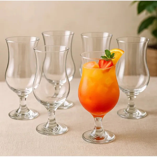 Jogo 6 Taças Windsor Coquetel 355ml Transparente - Ideal Para Drinks e Gin Nadir