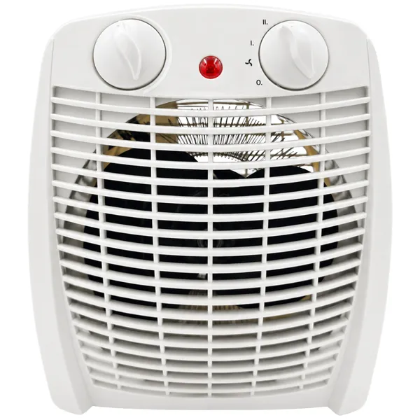 Aquecedor Elétrico Portátil 2 em 1 Aquece e Ventila AQ-100 Kian Branco 1500w 127v