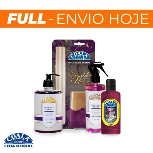 Kit Coala Home Orquidea Negra - 4 Itens