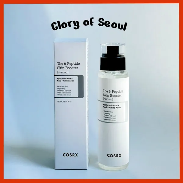 [COSRX] The 6 Peptide Skin Booster Serum 150mL/5.07 Fl.Oz, Skin Renewal Boosting Facial Essence