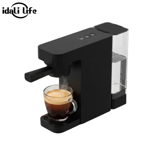 Cafeteira Elétrica Cápsulas Espresso e Lungo Bivolt 110V/220V 1400W Automática Compacta IDALI LIFE