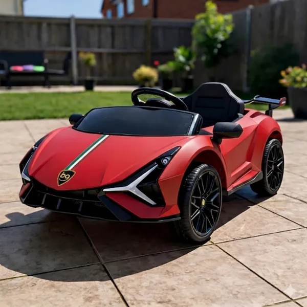 Carro Elétrico Sport ​Infantil Bateria com Música Luz e Controle Remoto Brinq Kids