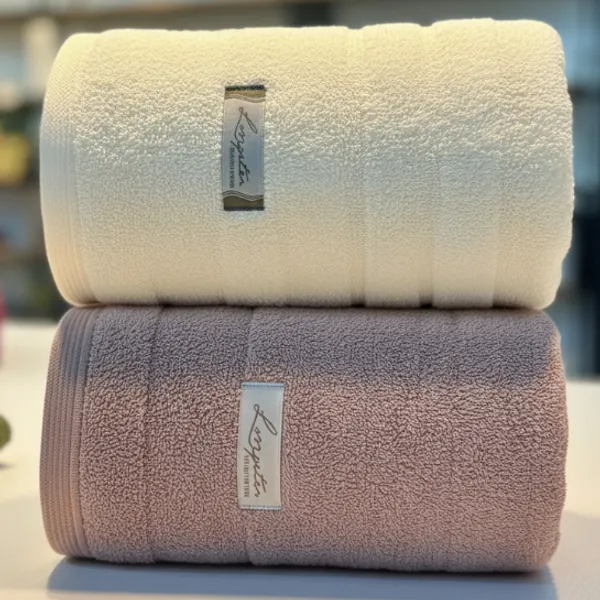 Kit 2 Toalhas de Banho Grande Super Luxo Premium 100% Algodão Grossa Macia Absorção Superior