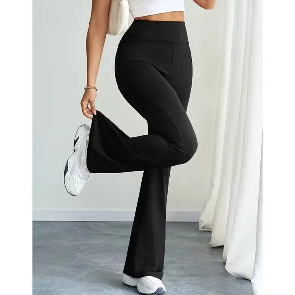 Calça Legging Feminina Flare Suplex Bailarina LaMovie Academia Treino Yoga Tecido Premium