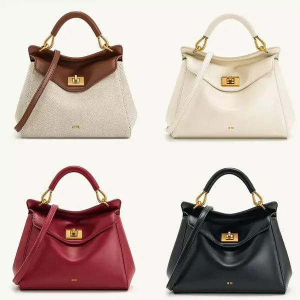 Lucia Lock Bolsa de Viagem Crossbody Commuter All-Match Ombro Pequena Quadrada Feminina