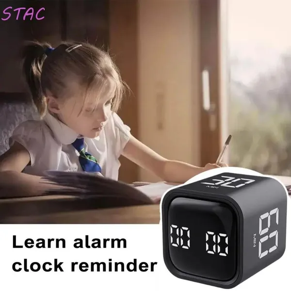 Temporizador Digital STAC com Sensor de Gravidade, Modos Duplos e Display LED Recarregável