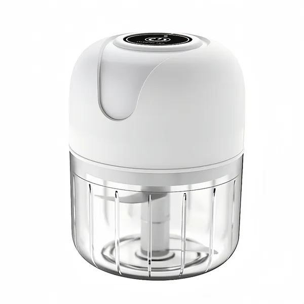 Mini Processador Triturador Elétrico Sem Fio 250ml para Alho, Legumes, Gengibre e Temperos