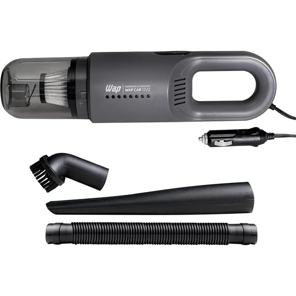 Aspirador Portátil Wap Car Potente 180W Com Reservatório 420ml Bicos Extras Cabo 3,7metros 12v - WAP