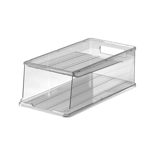 Organizador Para Latas Cor Cristal - Linha Dry Coza - Organização de Geladeira