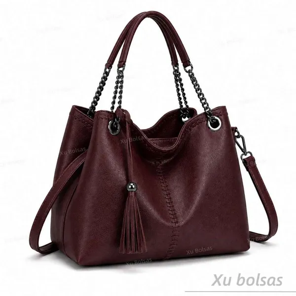Bolsa Feminina De Alta Qualidade Em Couro PU de Ombro e Transversal de Grande Capacidade CYC10001#