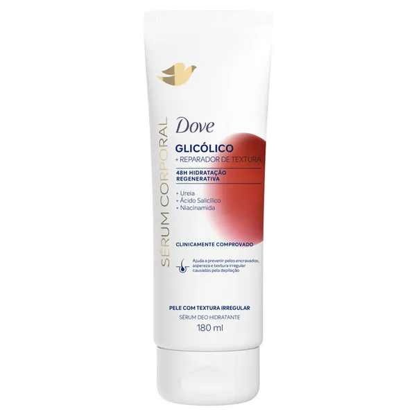 Sérum Corporal Deo Hidratante Dove Glicólico Reparador de Textura Pele com Textura Irregular 180ml