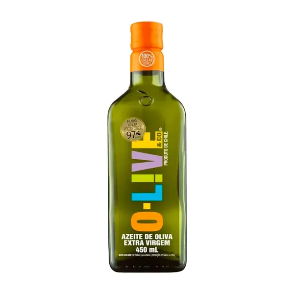 Azeite de Oliva Extra Virgem O-LIVE 450ML Embalagem Vidro