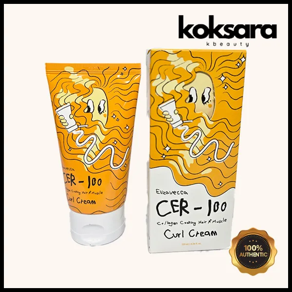elizavecca collagen coating hair a+ muscle curl cream cer-100 120ml
