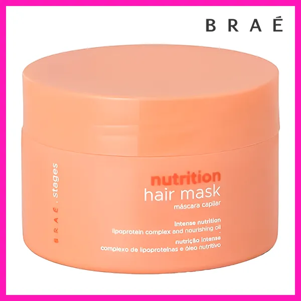Braé Stages Nutrition Máscara Capilar 200g (Nutrição profunda, brilho e força.)