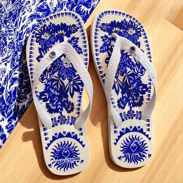 Chinelo Feminino Havaianas Inspirado na Farm – Estampa Exclusiva