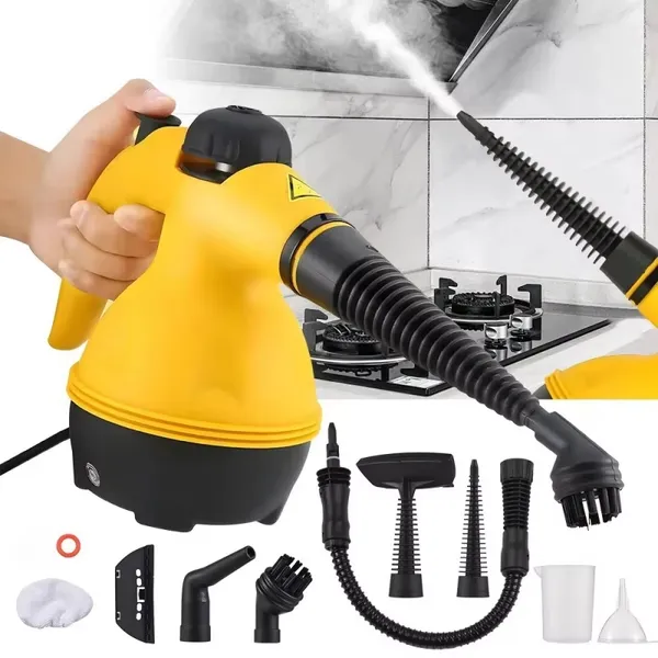 Limpador a Vapor Doméstico Multifuncional Portátil – Cozinha Banheiro Piso Sofá