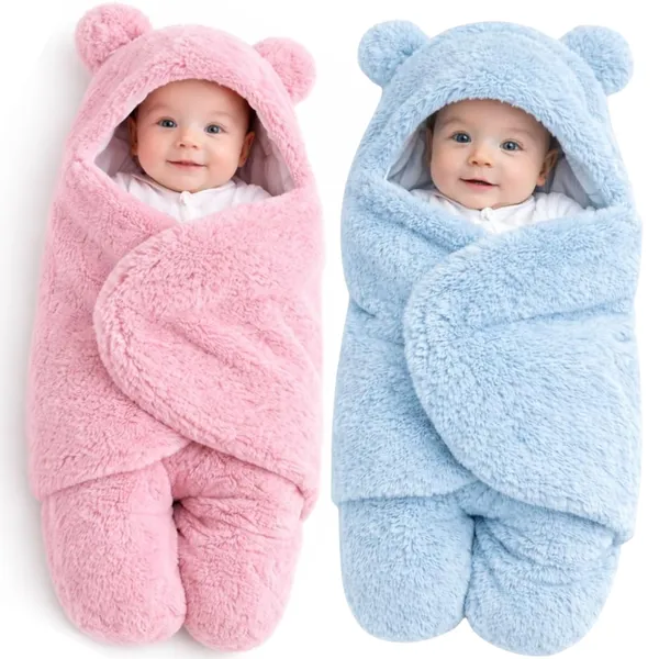 Saco de Dormir para Bebe Antialergico 64cm Saida de Maternidade Frio Inverno