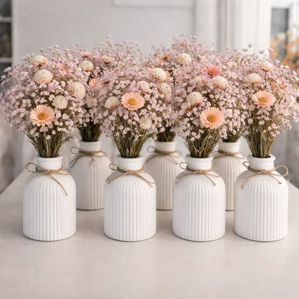 kit com 15 vasos para centro de mesa para casamento, aniversário, chá de bebê ,Aniversário de 15 Anos, Batizado