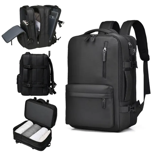 Mochila Expansível Viagem Azuza avião mala de mão lançamento grande original