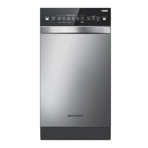 Lava-Louças 10 Serviços Brastemp Cor Inox com Ciclo Pesado - BLF10BR