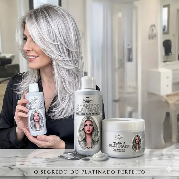 Kit Matizador PLATINUM Efeito Platinado 300ml