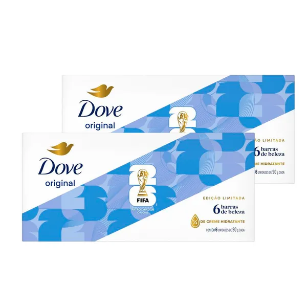 Kit Sabonete Em Barra Dove ​Original - 12 Unidades 90g