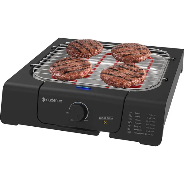 Churrasqueira ​Elétrica Cadence Short Grill