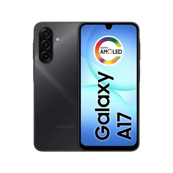 Celular Samsung Galaxy A17 4G Tela 6.7" 256GB Super AMOLED  Câmera Tripla 50MP Preto