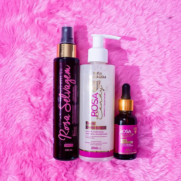 Óleo Rosa Selvagem + Sabonete Íntimo + Serum Íntimo