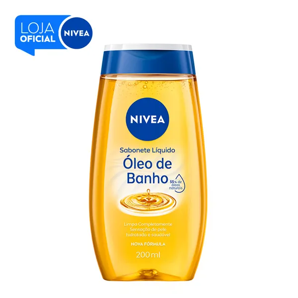 NIVEA  Sabonete Líquido Óleo de Banho - 200 ml