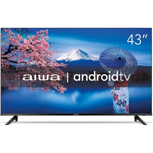 SMART TV AIWA 43”, ANDROID, FULL HD, BORDA ULTRAFINA, HDR10
