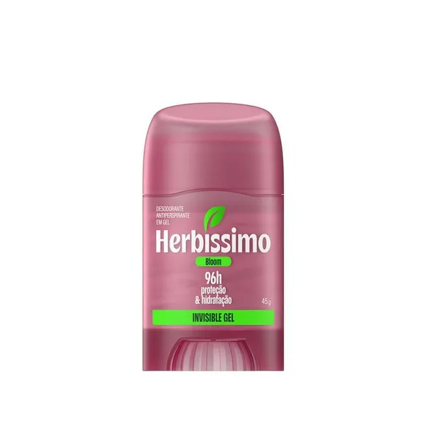 Desodorante Antitranspirante Herbíssimo Invisible Gel Bloom 45g