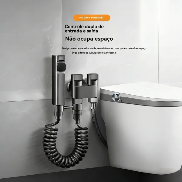 Ducha Higiênica de Aço Inoxidável para Banheiro