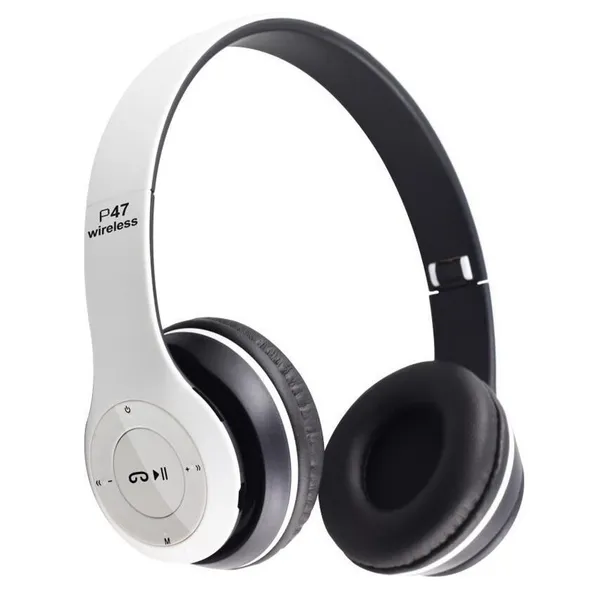Fone P47 Headphone Sem Fio Estéreo com Redução de Ruídos Bluetooth 5.0 Universal