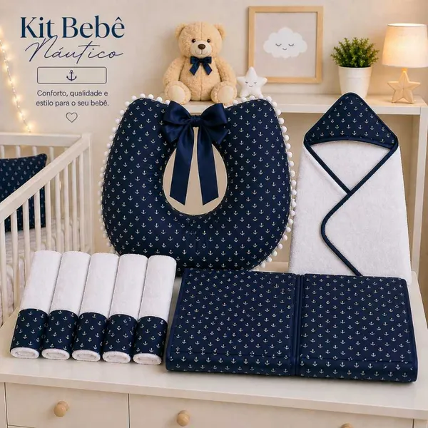 Kit Bebê Completo – Conforto, praticidade e estilo para o seu pequeno
