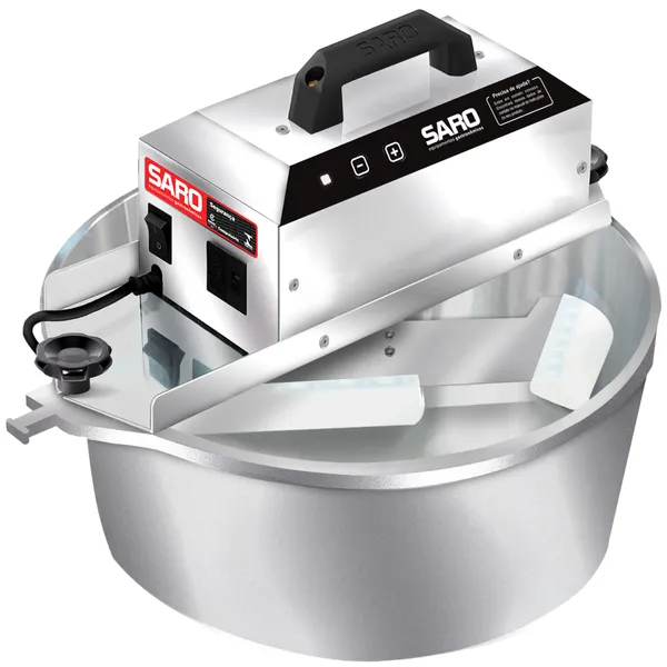 PANELA PARA MEXER SALGADOS DOCES BRIGADEIROS AUTOMáTICA 10L SARO INOX BIVOLT