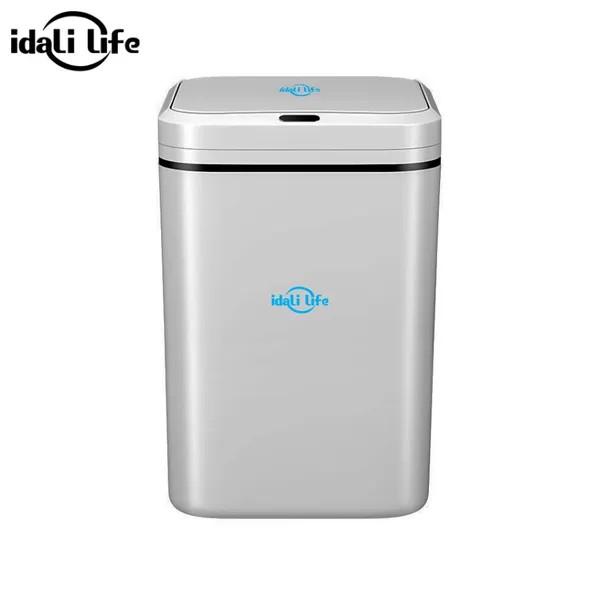 LIXEIRA SENSOR AUTOMáTICA INTELIGENTE DE BANHEIRO COZINHA ESCRITóRIO CAPACIDADE 16 LITROS IDALI LIFE
