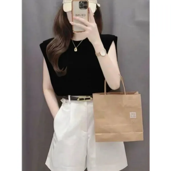 ISADORA MODA Carnaval BLUSA TRICOT BÁSICA MANGA CURTA MUSCLE TEE PREMIUM