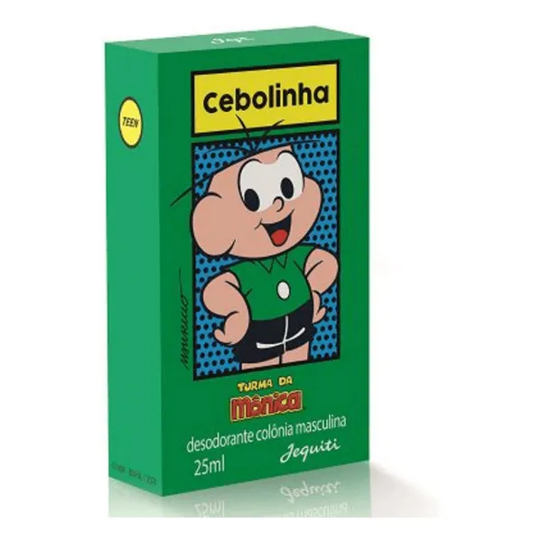 Deo Colônia Infantil Cebolinha 25ml Perfume Menino Aroma Fresco Turma da Mônica