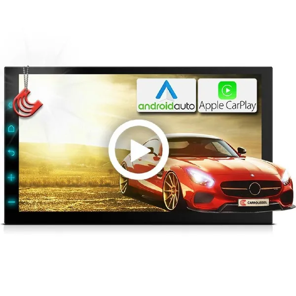 Central Multimídia Mp5 7 polegada Faaftech FT-MM-CM7 2Din Universal AndroidAuto CarPlay Espelhamento
