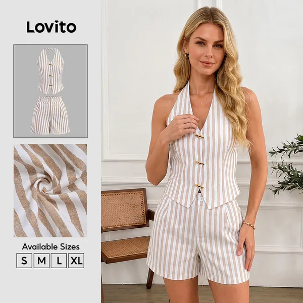 Conjunto Lovito Listrado Elegante
