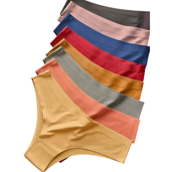 Kit Calcinhas Tanga Sem Costura Confortável Corte a Laser Não Marca